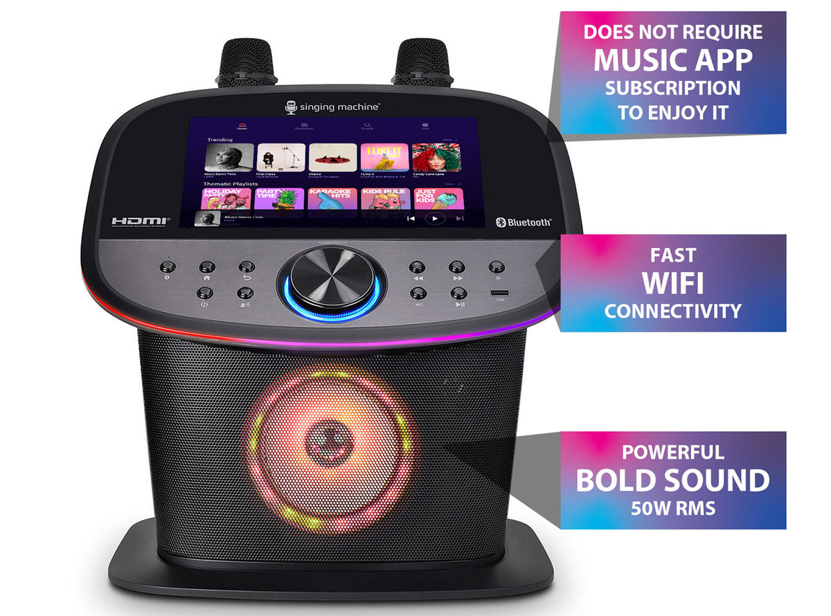 ISM9011 Platinum • Premium Wi-Fi Karaoke Machine