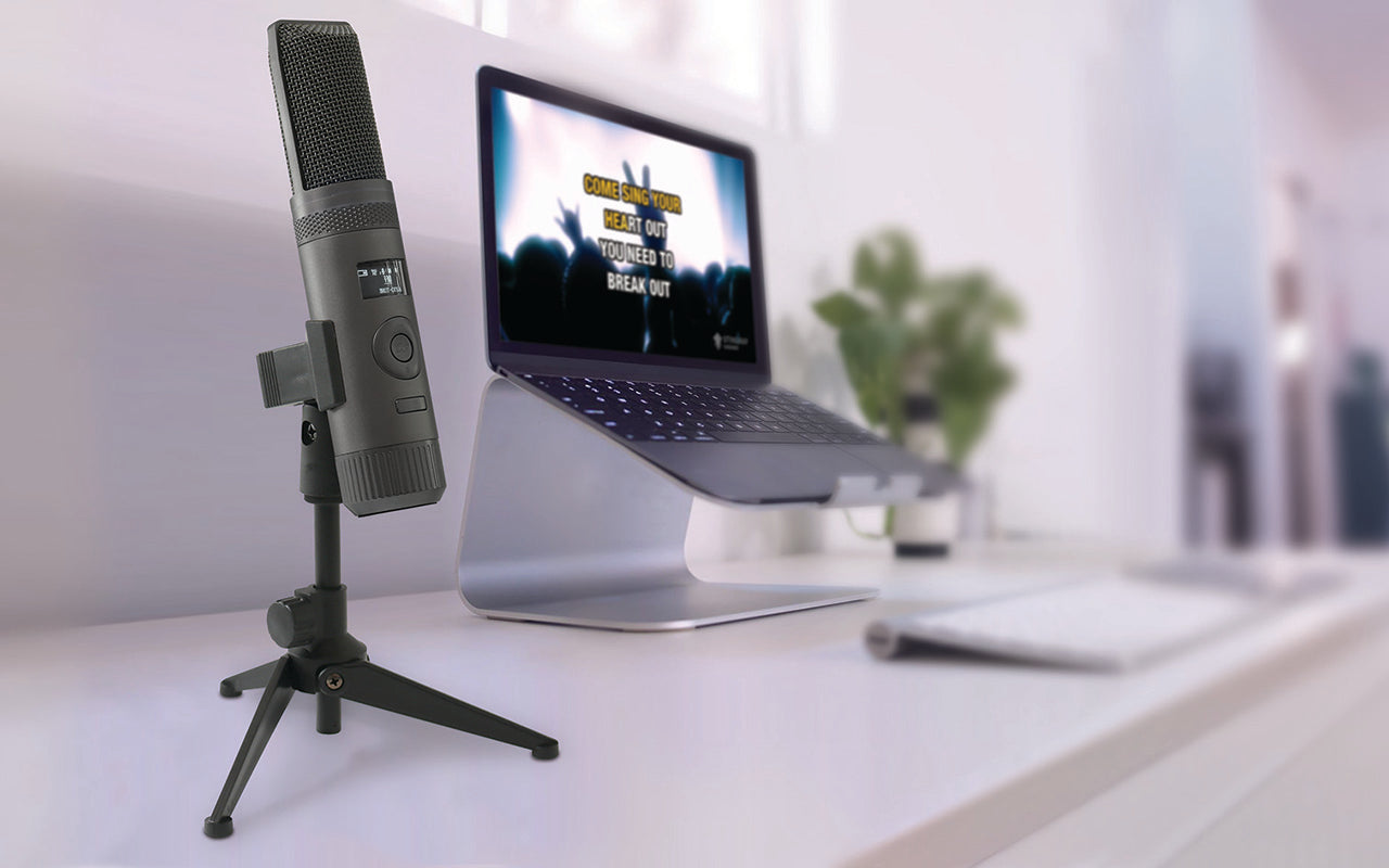 FiFine Plug and Play Home Studio USB Condenser Microphone - Micro Center