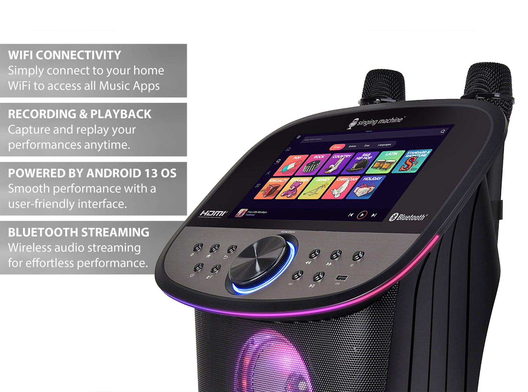 Platinum Plus - Premium Wi-Fi Karaoke Machine