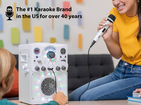 Singing Machine Bluetooth Karaoke System with Disco Lights