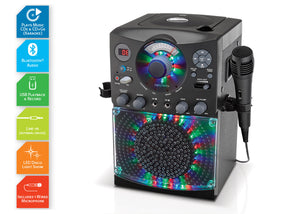 Singing Machine Bluetooth Karaoke System with Disco Lights