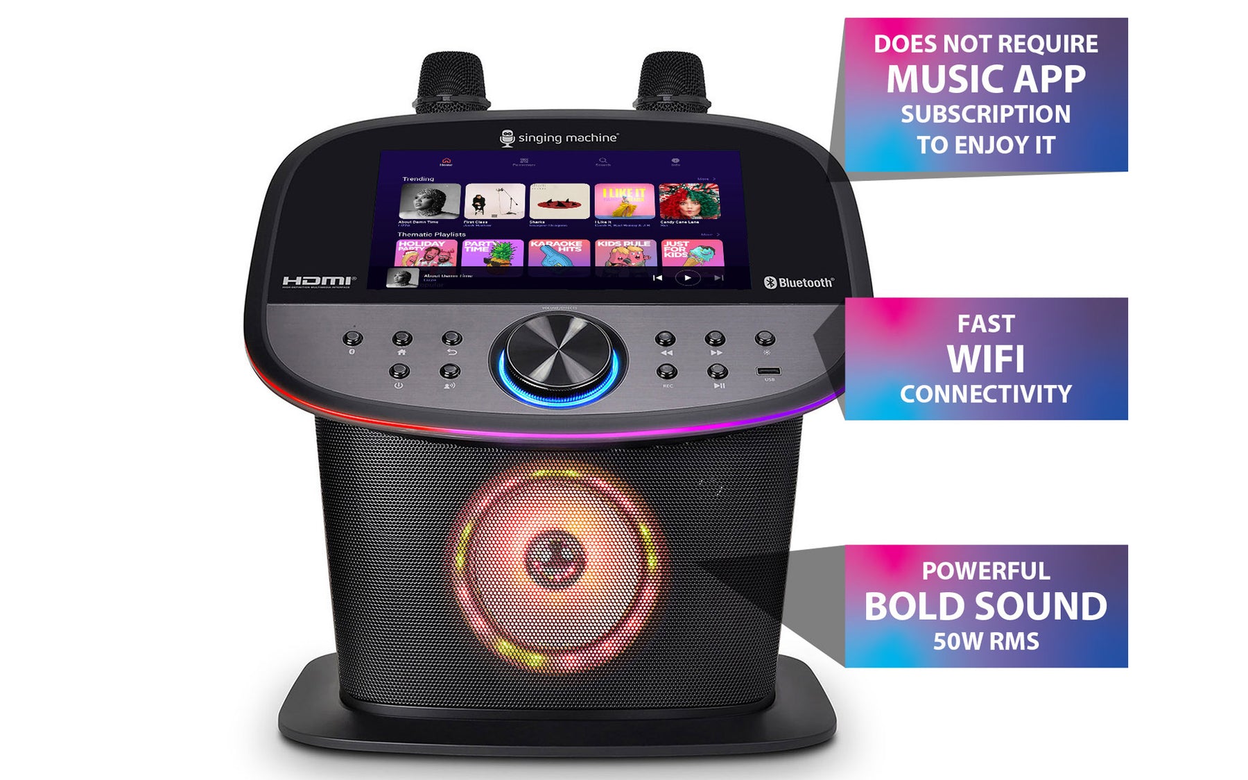 Platinum PLUS • Premium Wi-Fi Karaoke Machine
