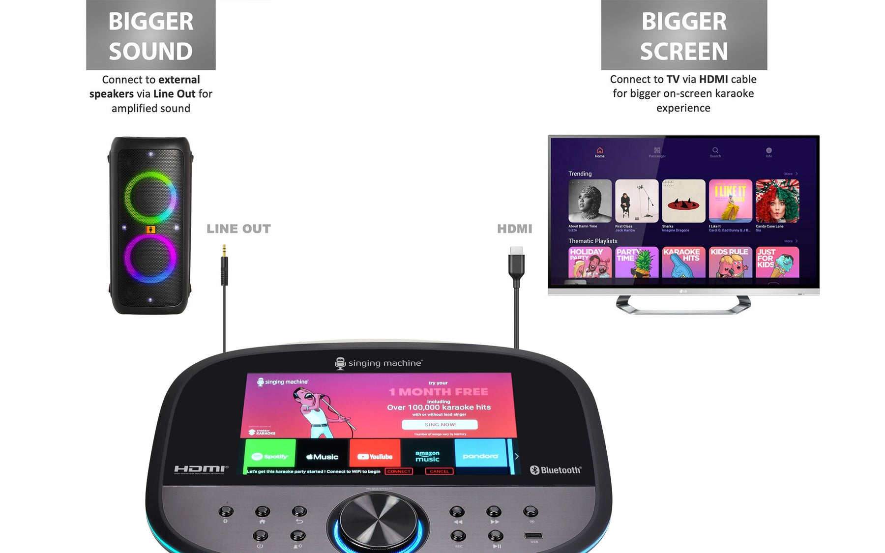 Platinum PLUS • Premium Wi-Fi Karaoke Machine