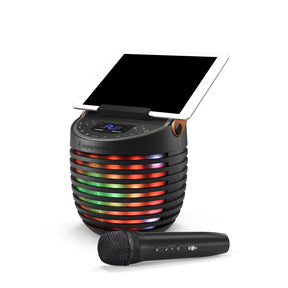 4-IN-1 Karaoke Microphone LED Lights Voice Changing Bluetooth ~ New In Box