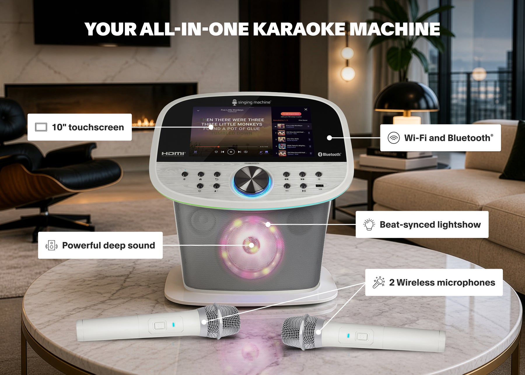 Platinum PLUS • Premium Wi-Fi Karaoke Machine
