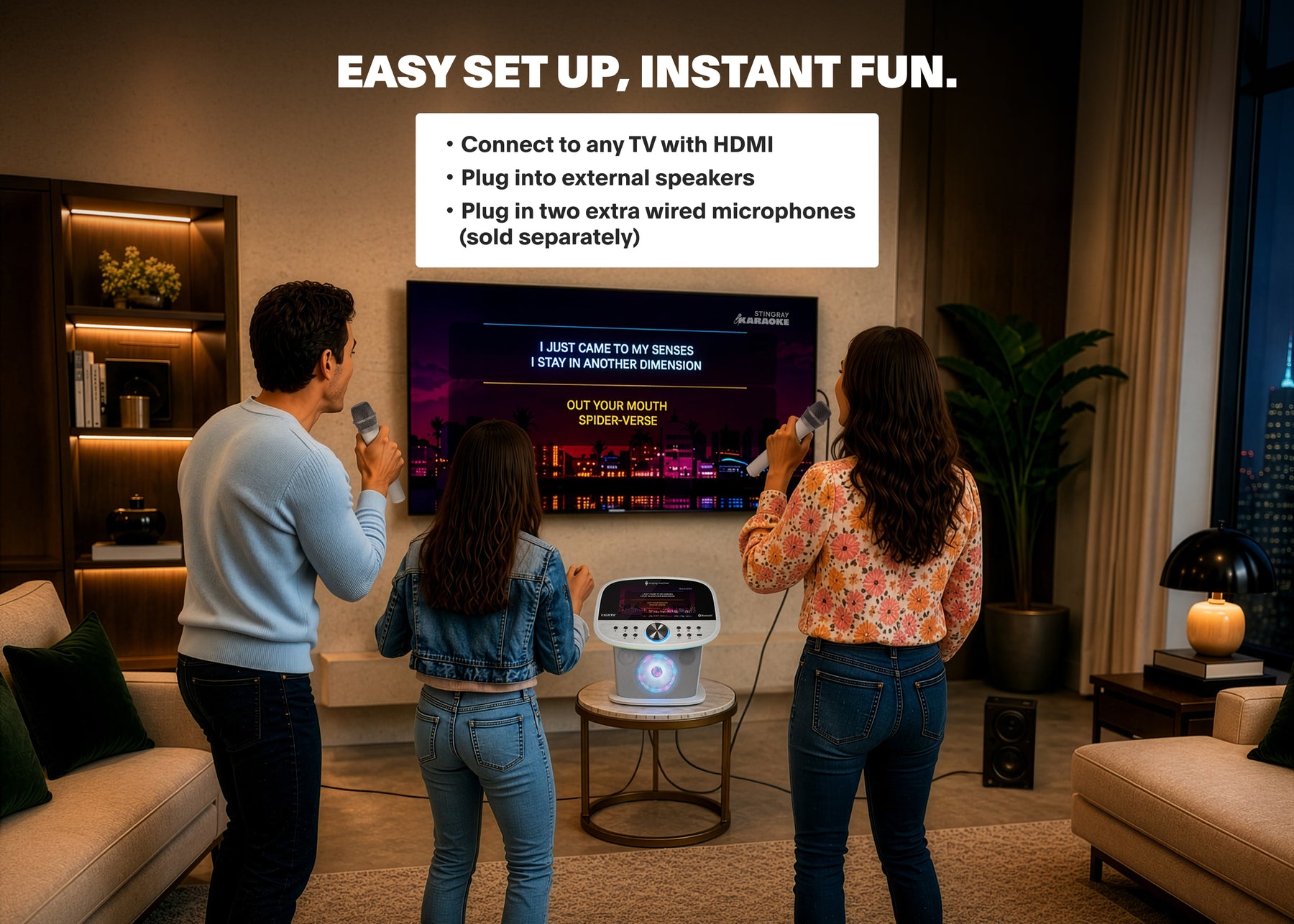 Platinum PLUS • Premium Wi-Fi Karaoke Machine