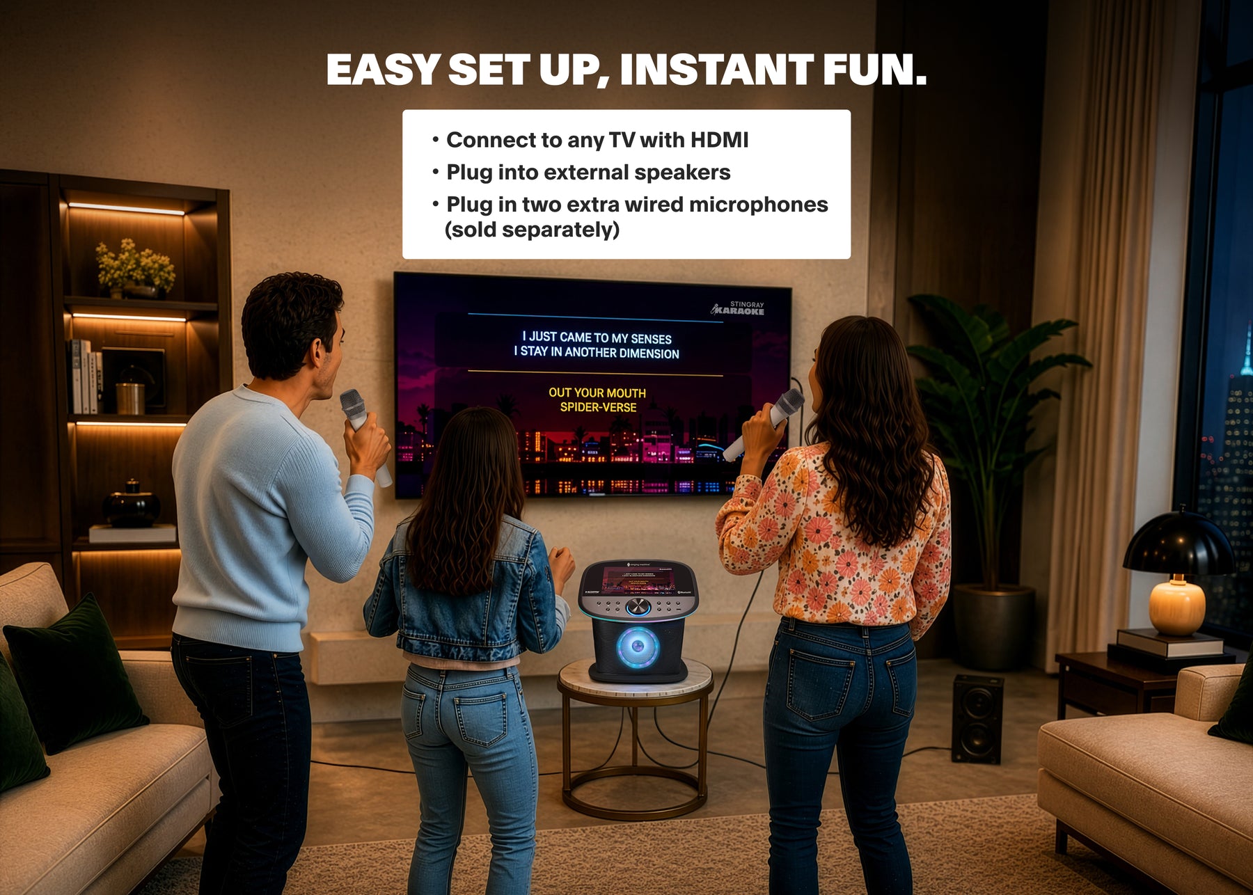 Platinum PLUS • Premium Wi-Fi Karaoke Machine
