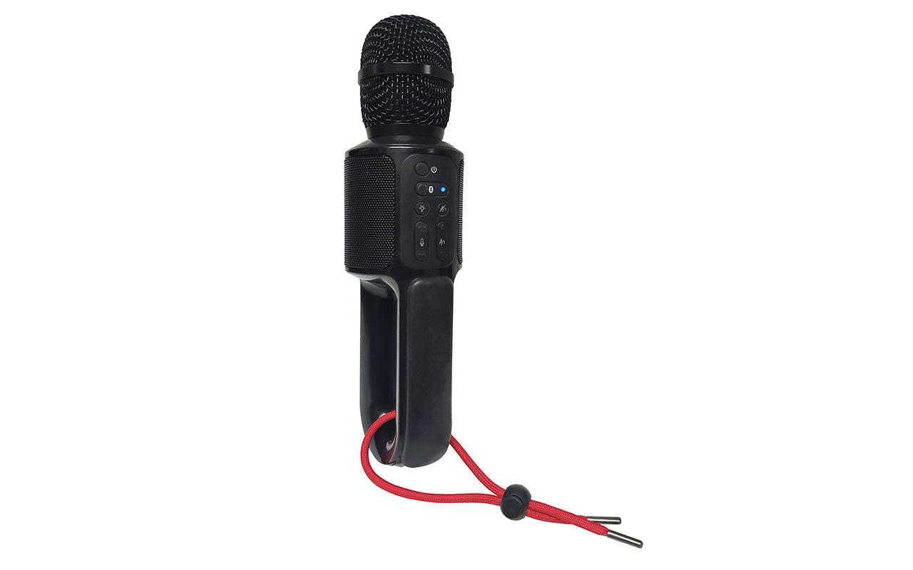 Singing Machine Move Microphone with Lighting Effects and Bluetooth
