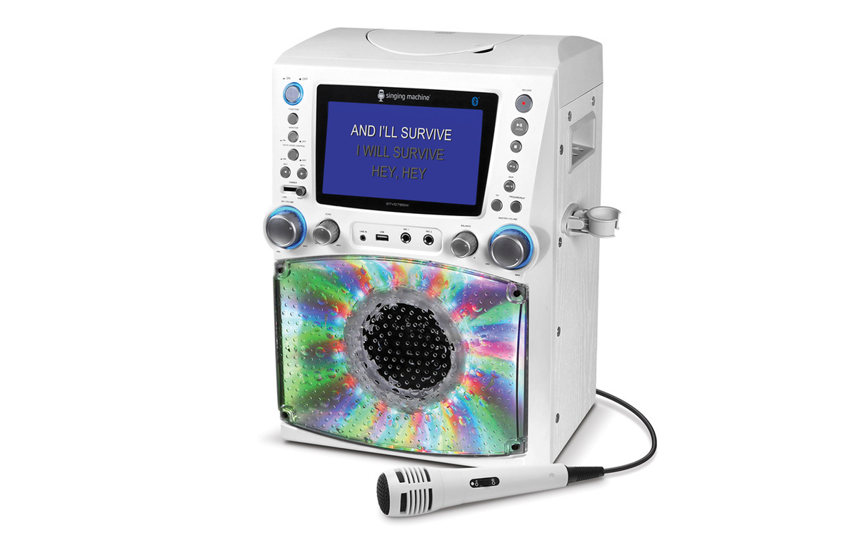 Bluetooth Karaoke Machine with lights and screen